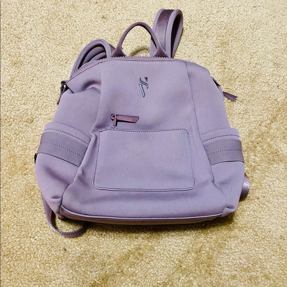 Purple backpack
